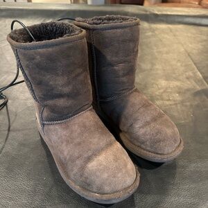 UGG Brown Shearling-Lined Boots